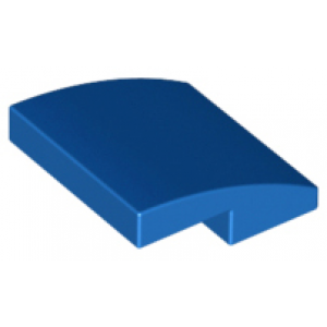 dakpan gebogen 2x2 blue